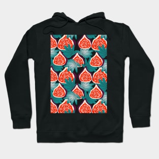 Colorful figs and leaves Hoodie